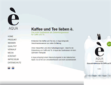 Tablet Screenshot of e-aqua.de